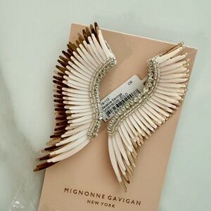 Mignonne Gavigan Pink Wing Earrings